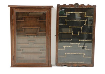 Lot 270 - Two modern wall mounted display cabinets