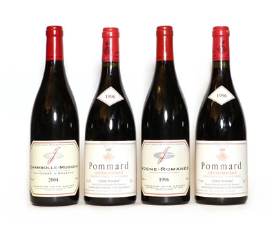Lot 72 - Assorted Burgundy red wines: Pommard, Clos des Epeneaux, 1996 (2) and two various others