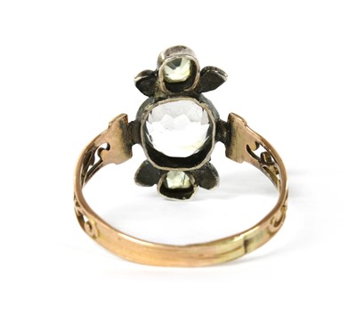 Lot 1001 - A zircon, chrysoberyl and marcasite ring