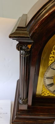 Lot 253 - An Edwardian mahogany eight-day bracket clock