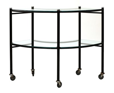Lot 599 - A two-tier tubular stand