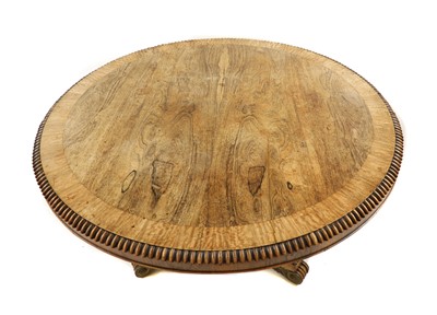 Lot 421 - A Victorian rosewood centre table