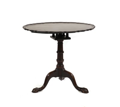 Lot 420 - A George III style mahogany tripod table