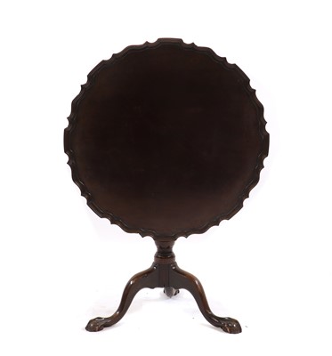 Lot 420 - A George III style mahogany tripod table