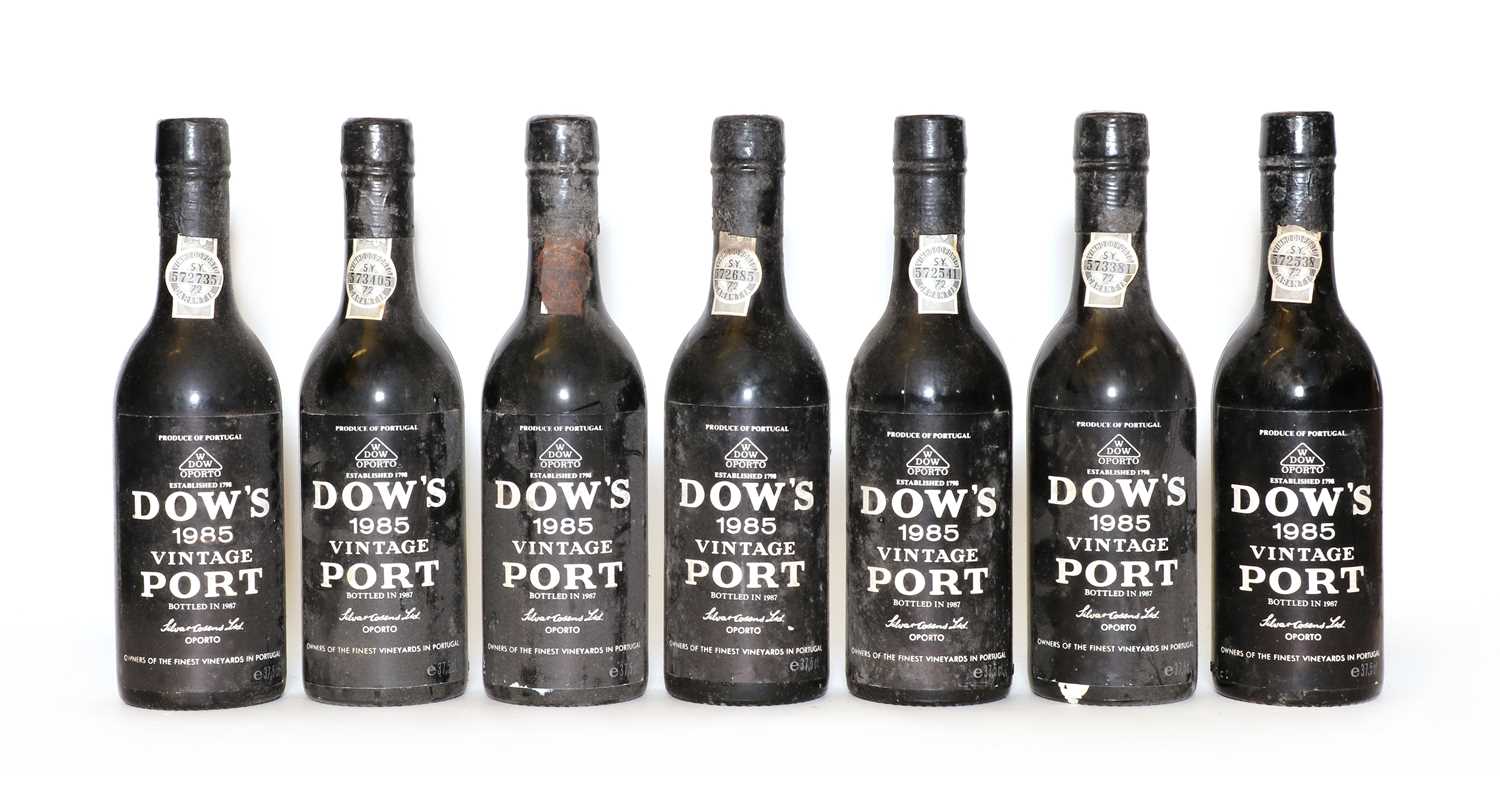 Lot 285 - Dows, Vintage Port, 1985, half bottles (7)