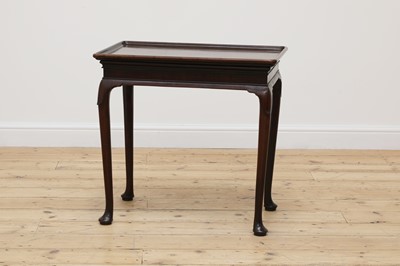 Lot 248 - A George II mahogany centre table