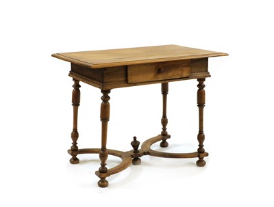 Lot 456 - A continental walnut side table