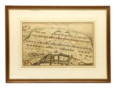 Lot 245 - An engraving of the Battle of Naseby