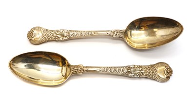 Lot 58 - A pair of George IV Coburg pattern silver spoons