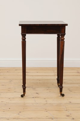 Lot 90 - A rosewood side table
