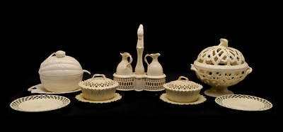 Lot 143 - A collection of Leeds Creamware