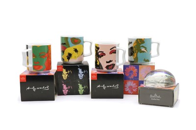 Lot 165 - A group of four Rosenthal Studio Line Warhol celebrities 'Marilyn Monroe' mugs