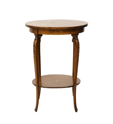 Lot 273 - A small painted circular occasional table
