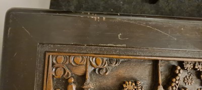 Lot 390 - A Chinese teak and camphorwood chest