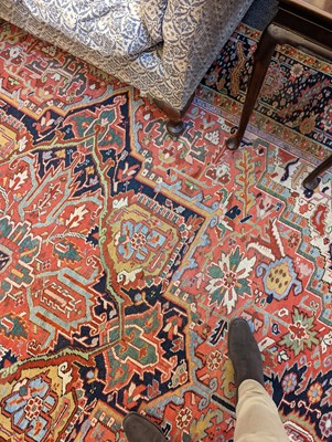 Lot 129 - A Persian wool carpet