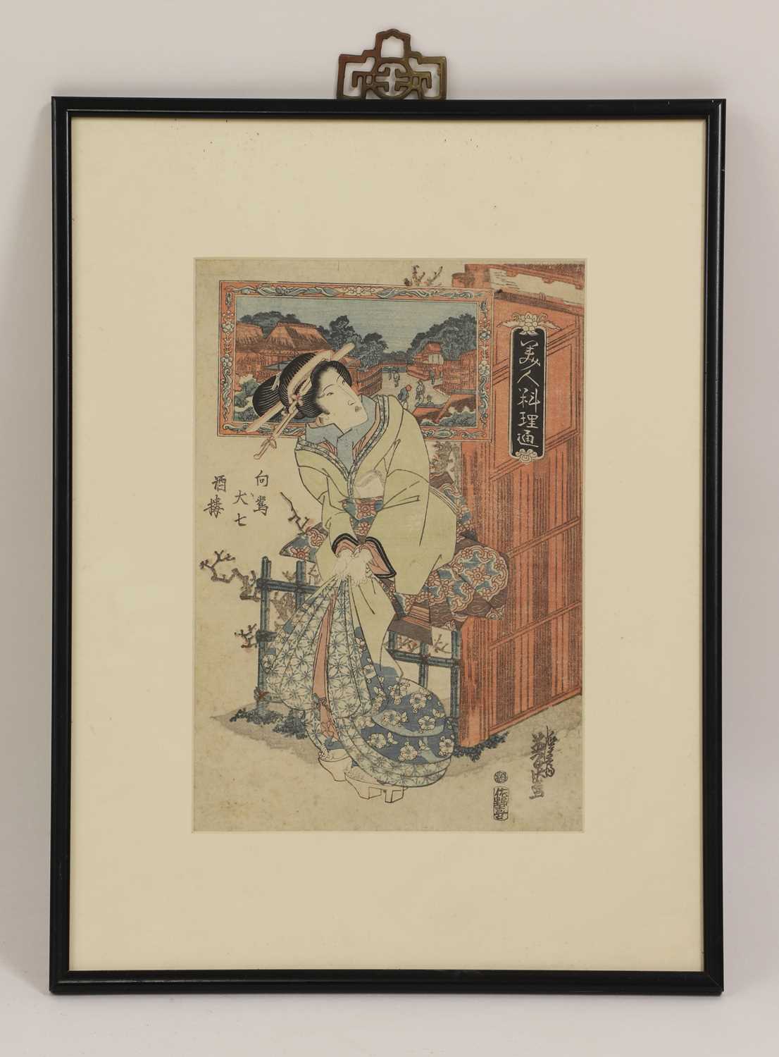 Lot 135 - A group of four Japanese woodblock prints