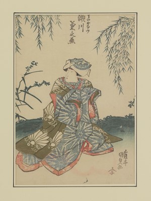 Lot 135 - A group of four Japanese woodblock prints