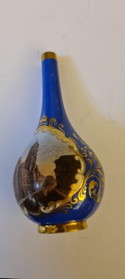 Lot 64 - A Chamberlain’s Worcester porcelain named view bottle vase