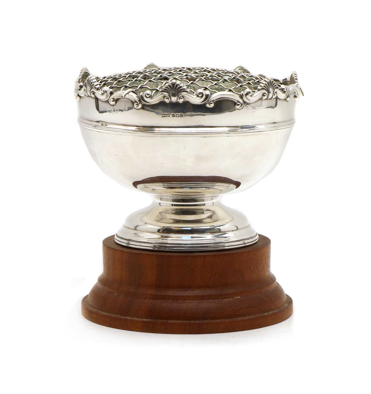 Lot 8 - A Silver Mappin and Webb rose bowl
