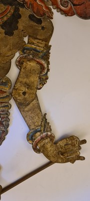 Lot 259 - A collection of Wayang Kulit puppets