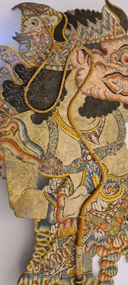 Lot 259 - A collection of Wayang Kulit puppets