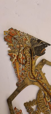Lot 259 - A collection of Wayang Kulit puppets