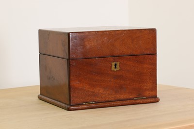 Lot 46 - A George lll mahogany apothecary's cabinet