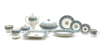 Lot 182 - A large collection of Wedgwood Florentine W2714 dinnerware’s in turquoise pattern