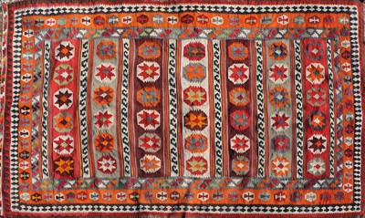 Lot 298 - A Qashqai Kilim carpet