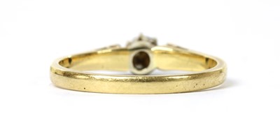 Lot 1090 - An 18ct gold single stone diamond ring