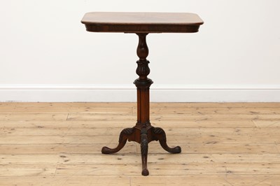 Lot 43 - A rosewood tripod table in the manner of Gillows