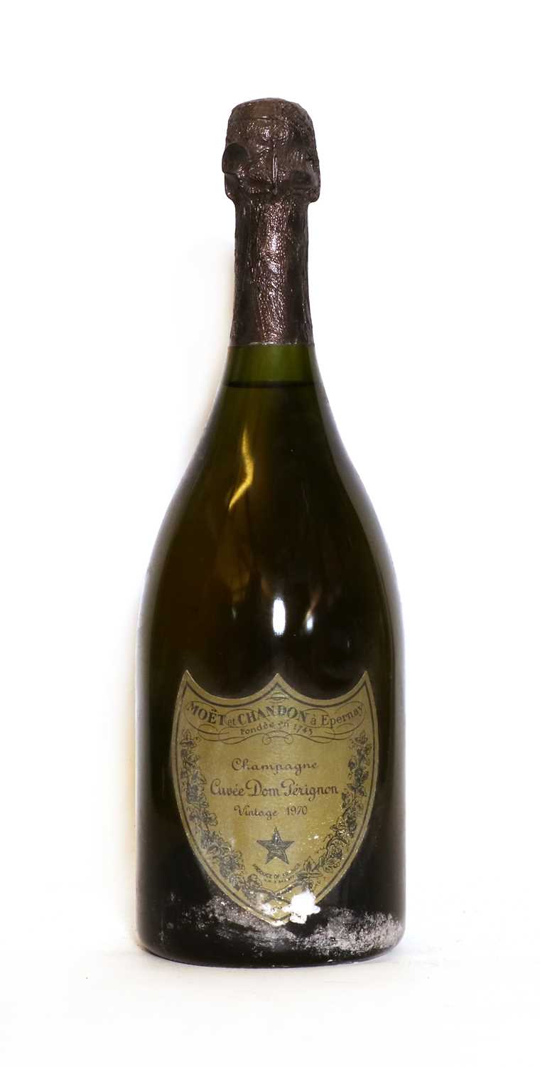 Lot 16 - Moet & Chandon, Epernay, Dom Perignon, 1970, scuffs to label (1)