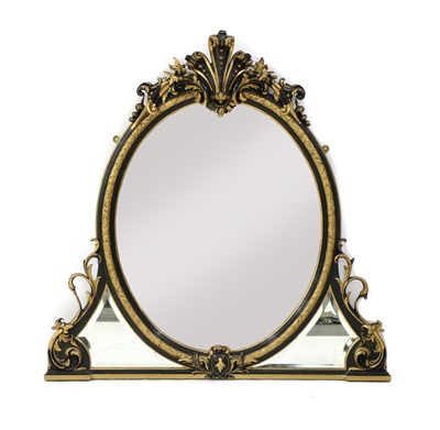 Lot 537 - A Victorian mirror