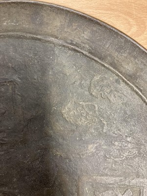 Lot 133 - A large Chinese bronze mirror
