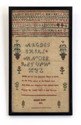 Lot 226 - A Norfolk needlework sampler