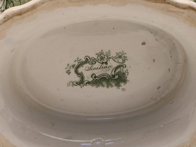 Lot 196 - An early Victorian Stone China soup tureen, cover and ladle