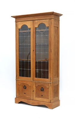 Lot 164 - An Arts and Crafts oak bookcase