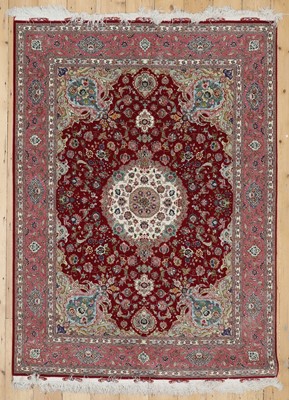 Lot 490 - A Persian wool rug