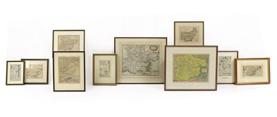 Lot 338A - A collection of engraved and hand coloured maps of Essex