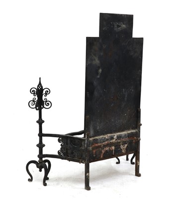 Lot 124 - An Arts and Crafts fireplace by Thomas Elsley