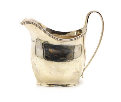Lot 6A - A Georgian silver cream jug