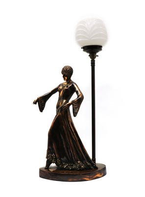 Lot 326 - An Art Deco table lamp