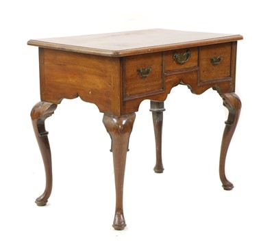 Lot 465 - A George II walnut lowboy