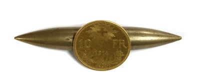 Lot 1329 - A Swiss 10 franc coin