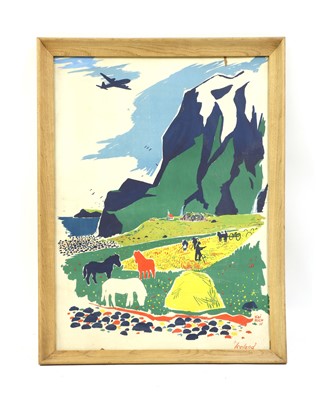Lot 614 - An Iceland Airways travel poster