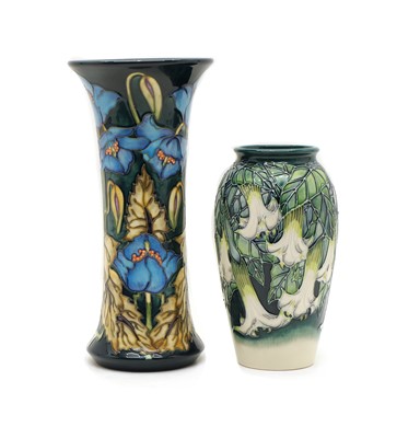 Lot 195 - Two modern Moorcroft vases