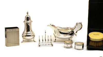 Lot 70 - Silver and silver plated items