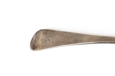 Lot 183 - A George III silver soup ladle