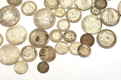 Lot 56 - A collection of silver coins