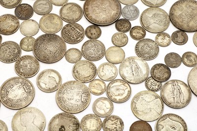 Lot 56 - A collection of silver coins